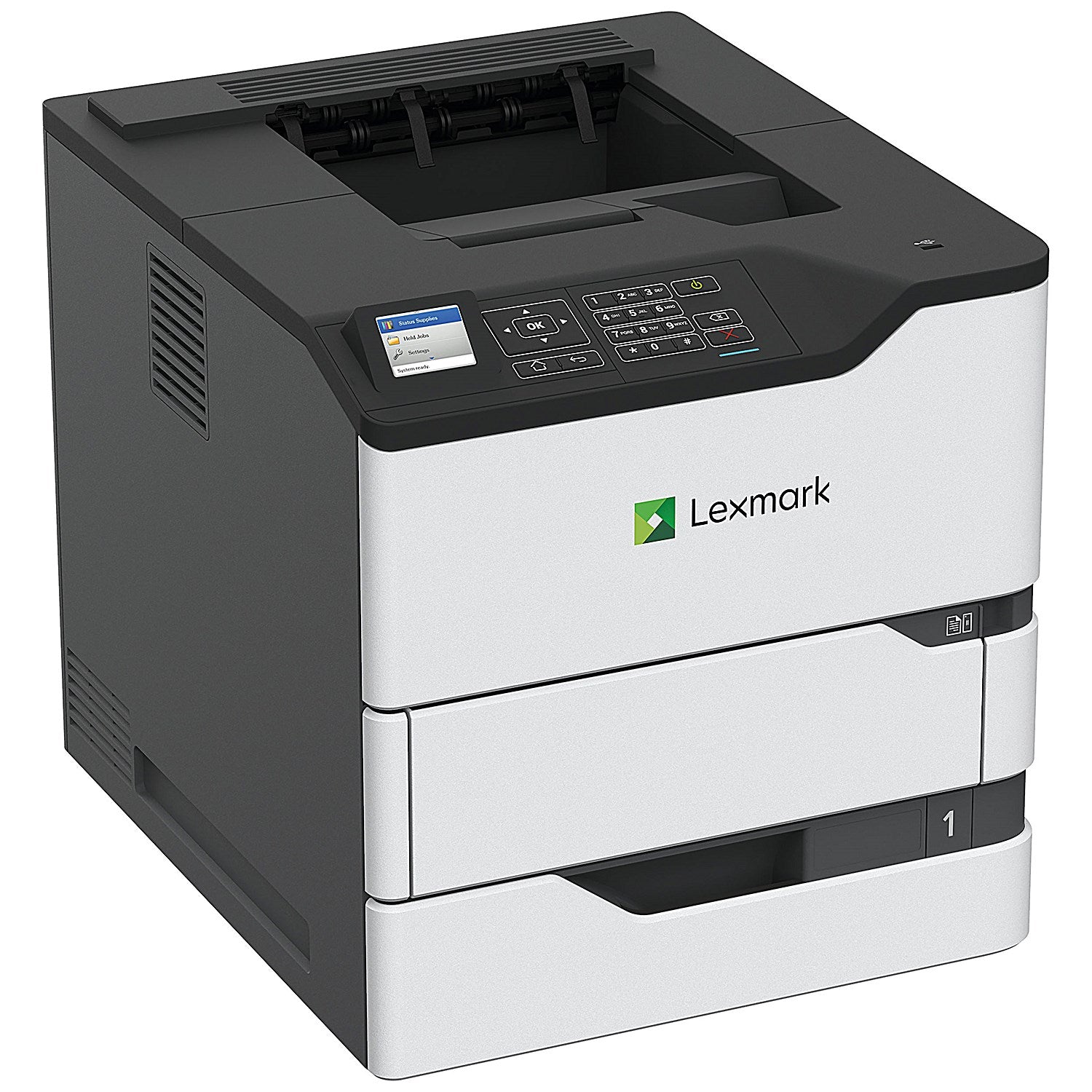 Lexmark MS823dn A4 Wired Mono Laser Printer, White Easy2Order : LEX67236
