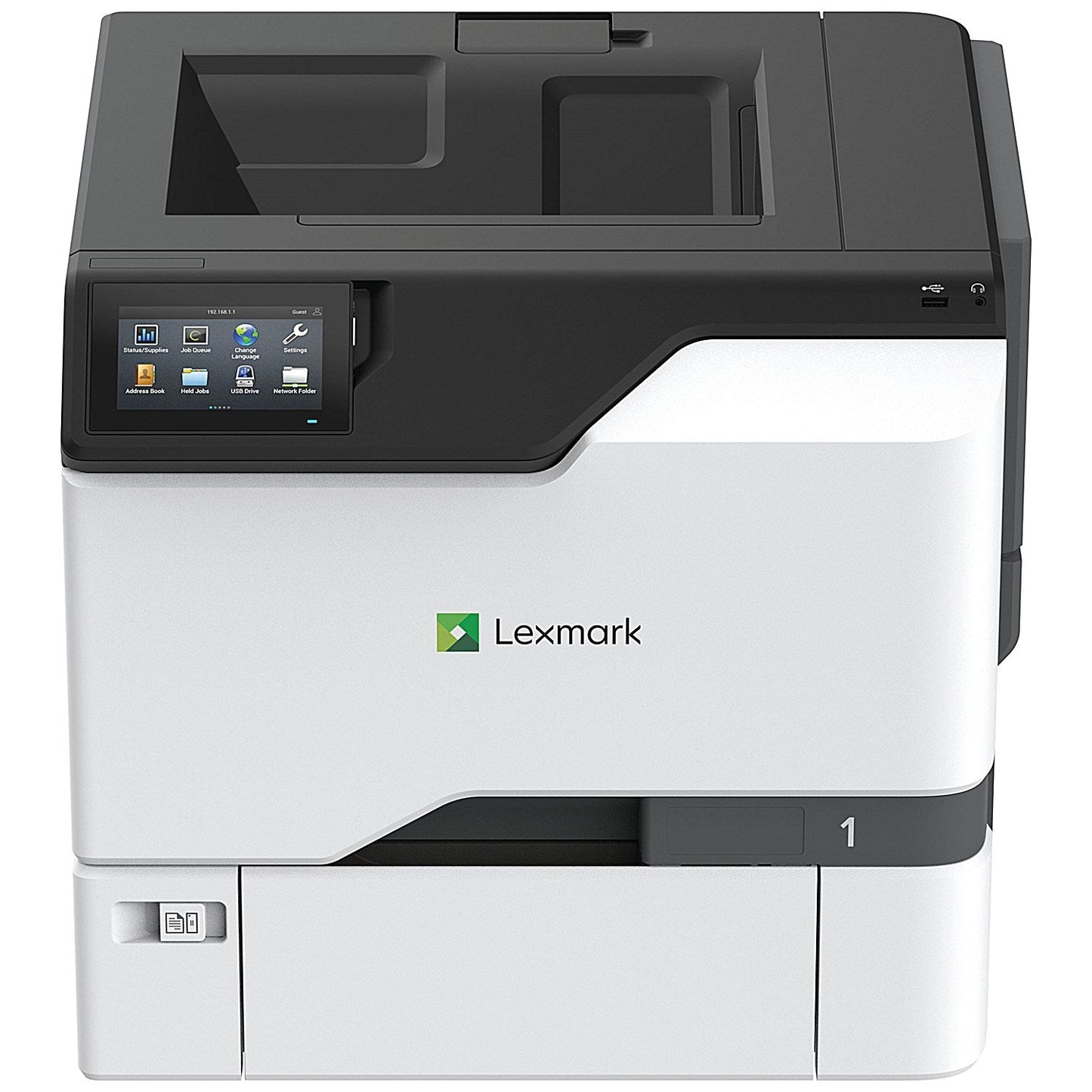 Lexmark CS735de A4 Wired Colour Laser Printer, White