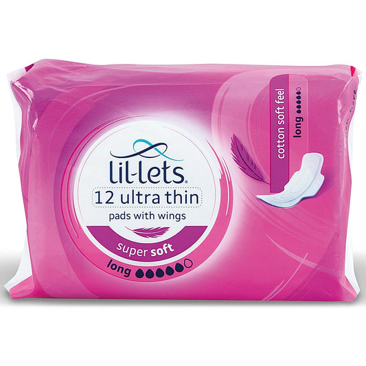 Lil-Lets Supersoft Long Ultra Thin Pads with Wings, Pack of 288 Easy2Order : LIL20610