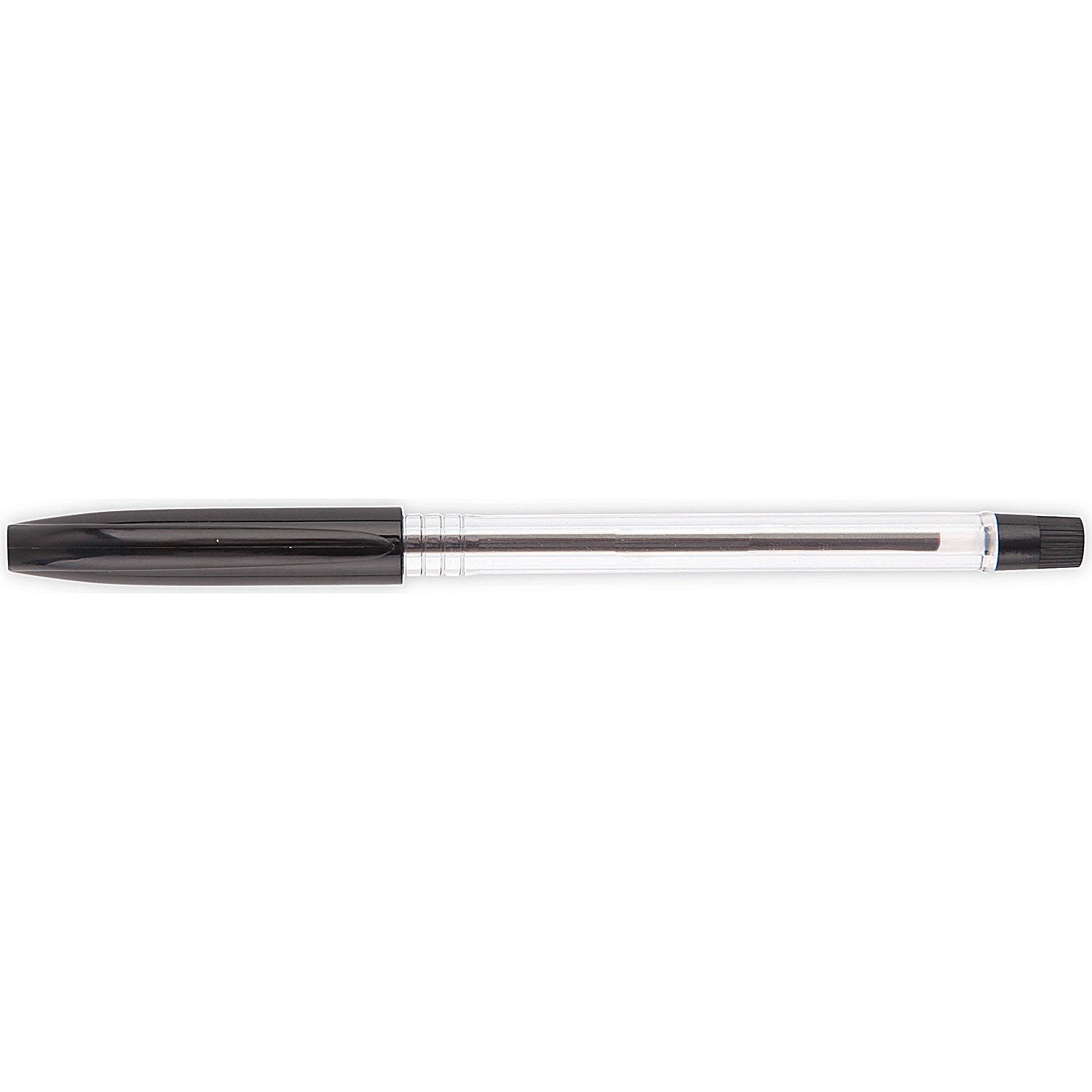 Security Ink Ballpoint Pen, Black, Pack of 20