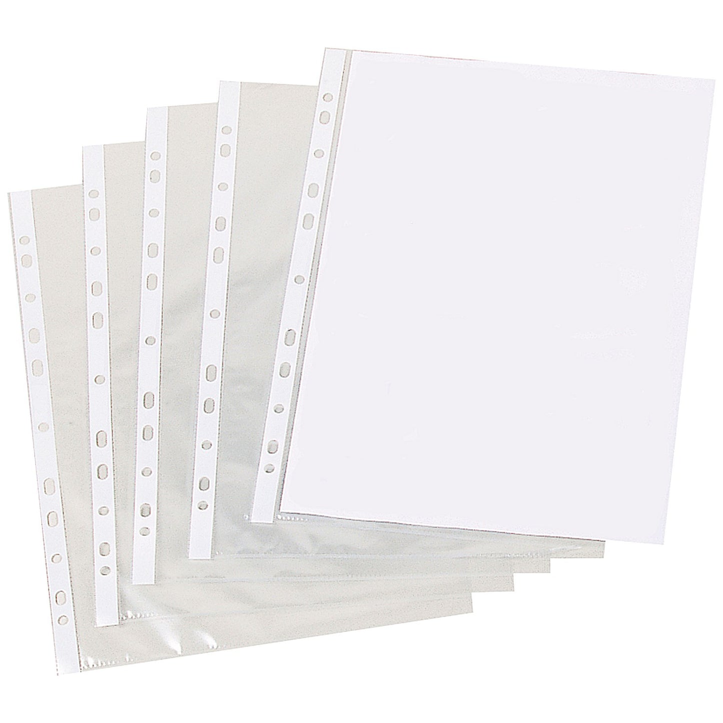 A4 Punched Pockets, 30 Micron, Top Opening, Pack of 500