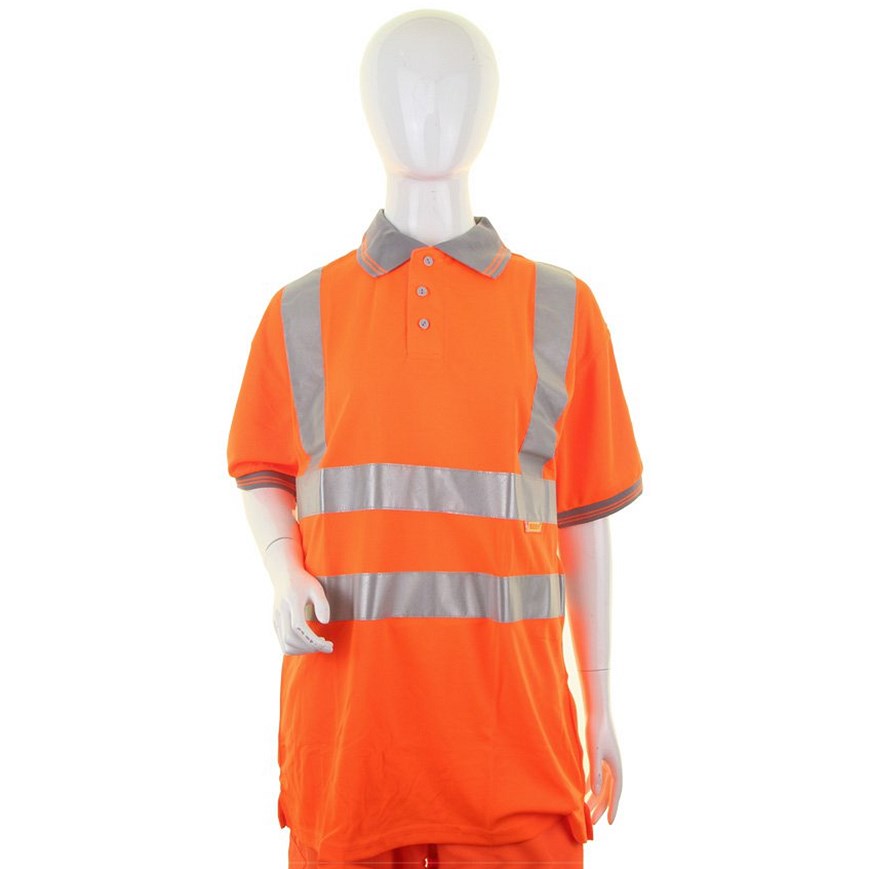 Beeswift Ladies Hi-Vis Short Sleeve Polo Shirt, Orange, Large Easy2Order : LPK26ORL