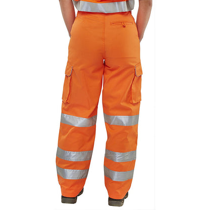 Beeswift Ladies Railspec Trousers, Orange, 26