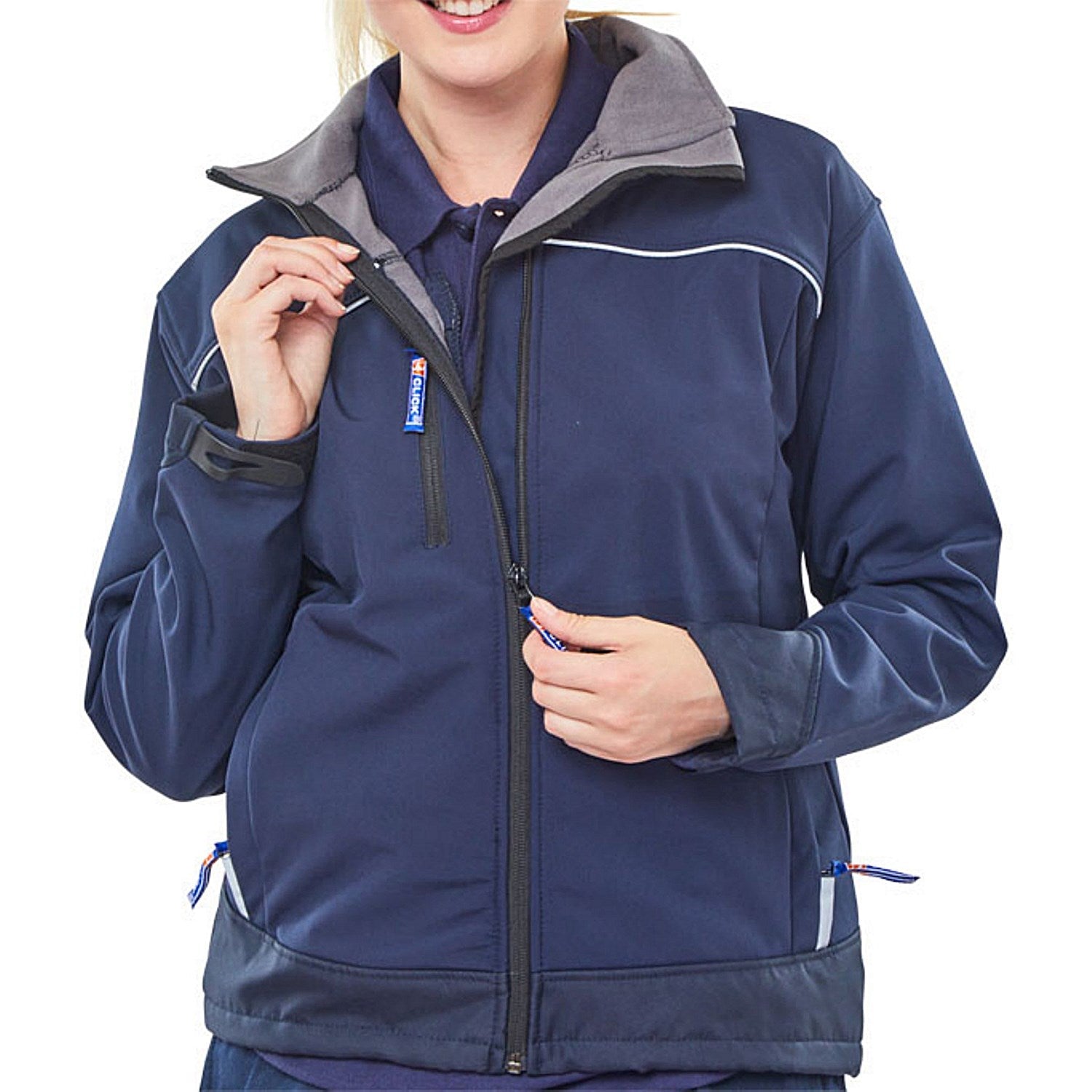 Beeswift Ladies Soft Shell Jacket, Navy Blue, Small Easy2Order : LSSJNS