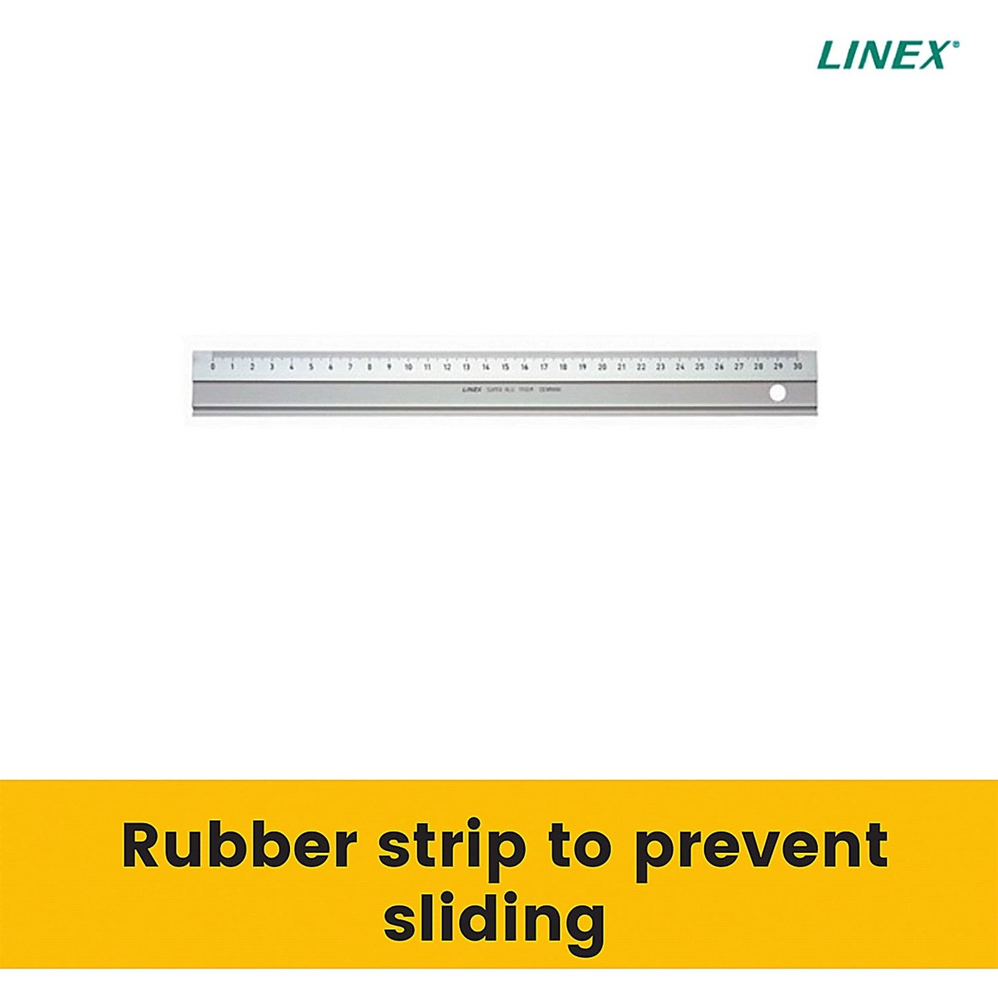Linex Hobby Cutting Ruler 300mm Aluminium Easy2Order : LX10154