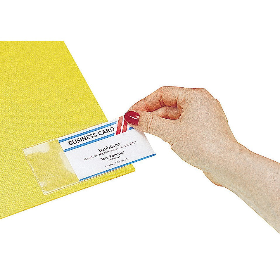 Pelltech Business Card Holder Side Opening 60x95mm (Pack of 10)