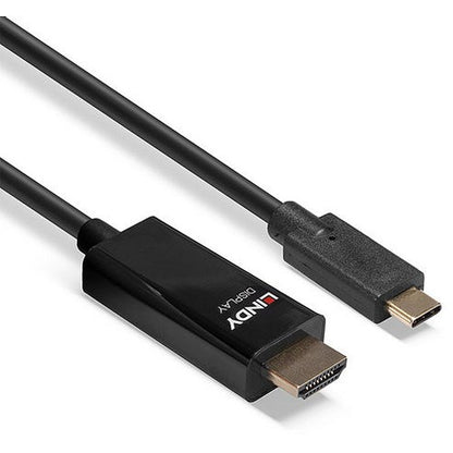 Lindy USB Type C to HDMI 4K60 Adapter Cable with HDR 5m Black