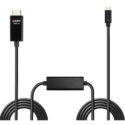 Lindy USB Type C to HDMI 4K60 Adapter Cable with HDR 5m Black