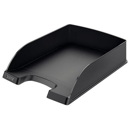 Leitz Plus Standard Self-stacking Letter Tray, Black
