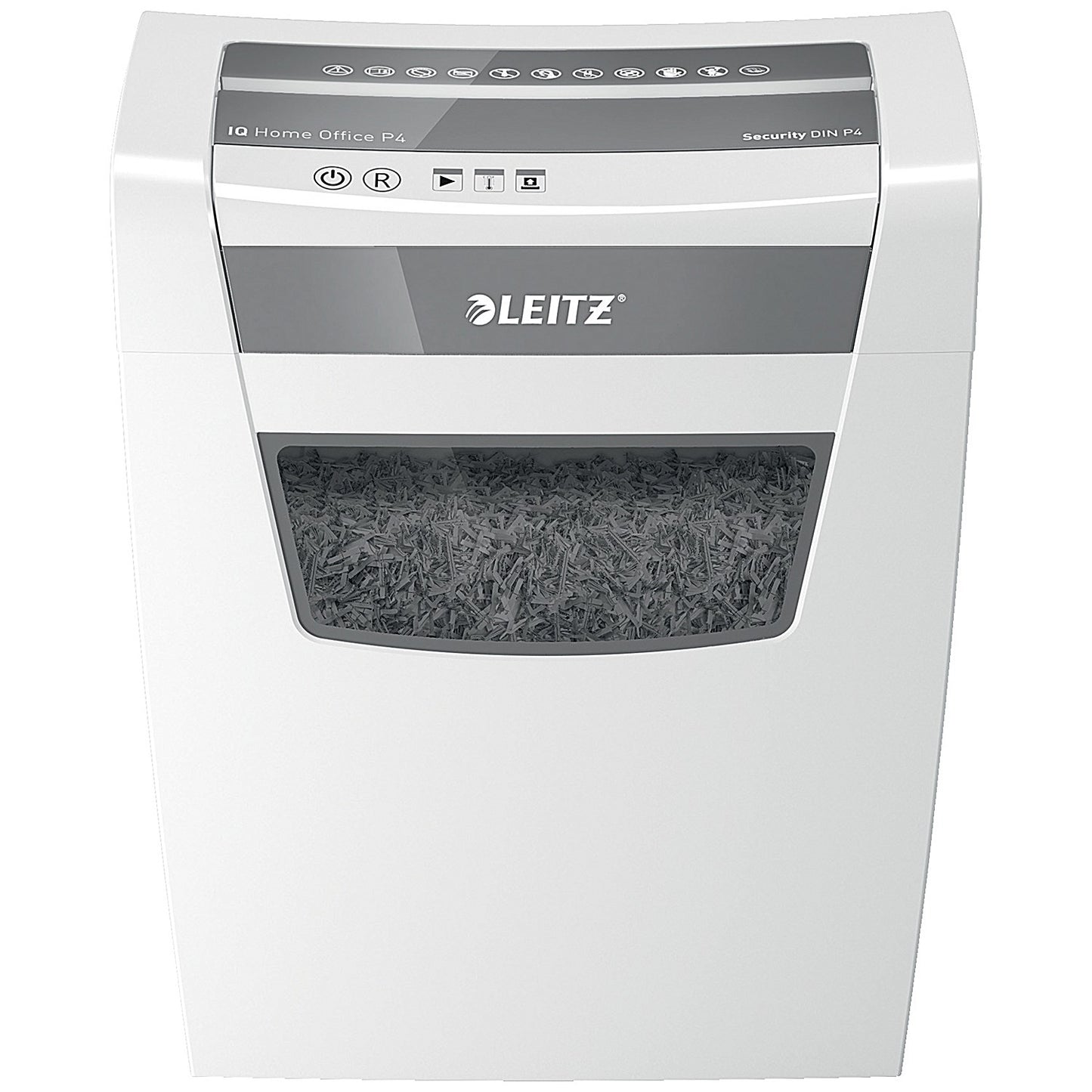 Leitz IQ Home Office P-4 Cross-Cut Paper Shredder, 23 Litres
