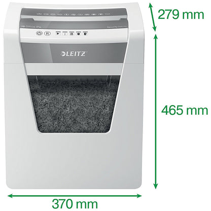 Leitz IQ Office P-4 Cross-Cut Paper Shredder, 23 Litres
