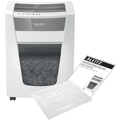 Leitz IQ Office Pro P-5 Micro-Cut Paper Shredder, 30 Litres