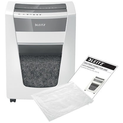 Leitz IQ Office Pro P-4 Cross-Cut Paper Shredder, 30 Litres