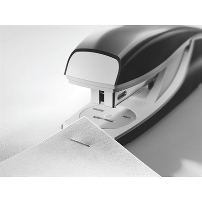 Leitz NeXXt Wow Half Strip Stapler, Capacity 30 Sheets, Black