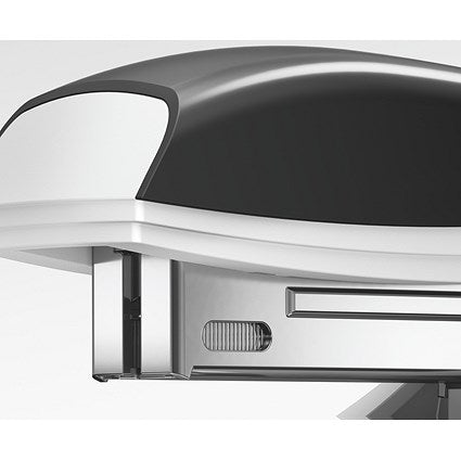 Leitz NeXXt Wow Half Strip Stapler, Capacity 30 Sheets, Black