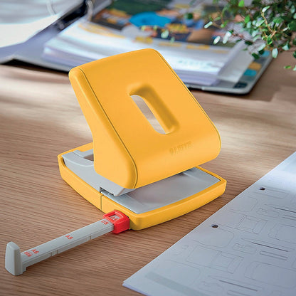 Leitz Cosy Hole Punch 30 Sheets Warm Yellow Easy2Order : LZ12534