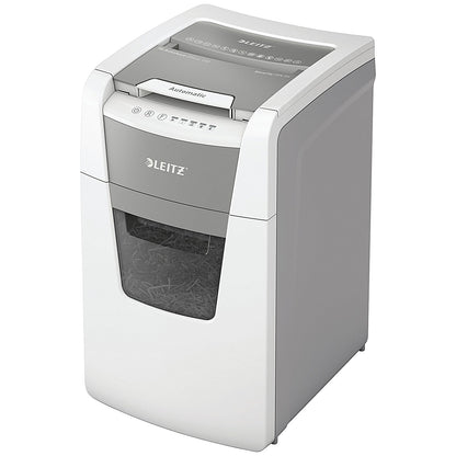 Leitz IQ Autofeed Small Office 100 Automatic P-4 Cross-Cut Paper Shredder, 34 Litres