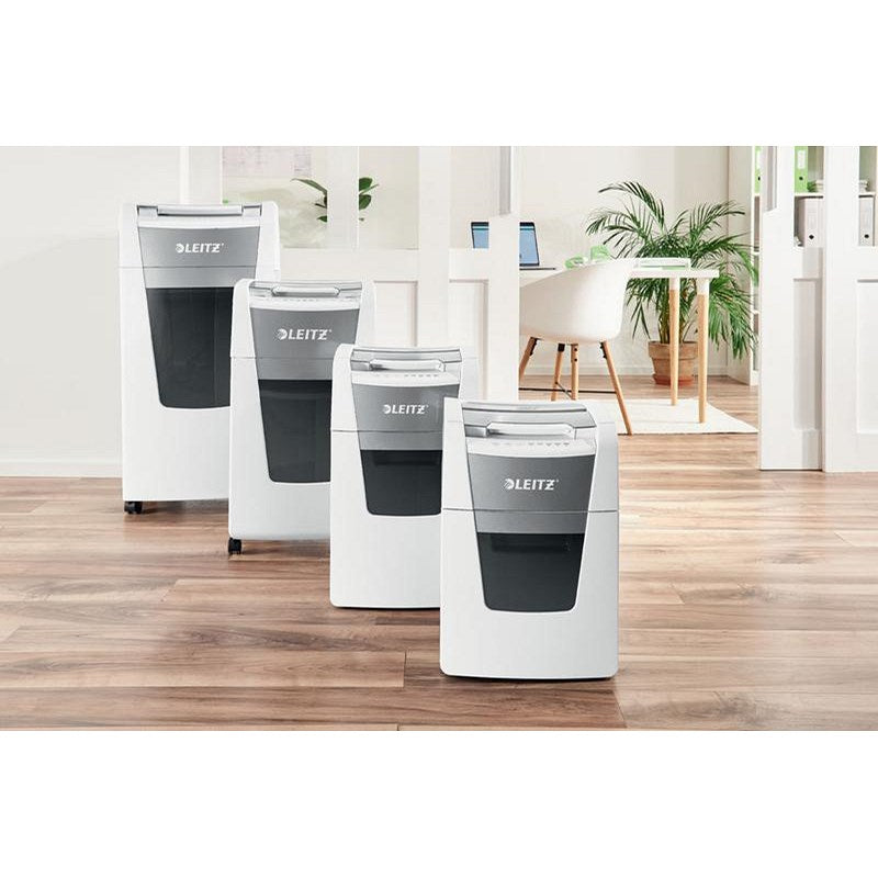 Leitz IQ Autofeed Small Office 100 Automatic P-4 Cross-Cut Paper Shredder, 34 Litres