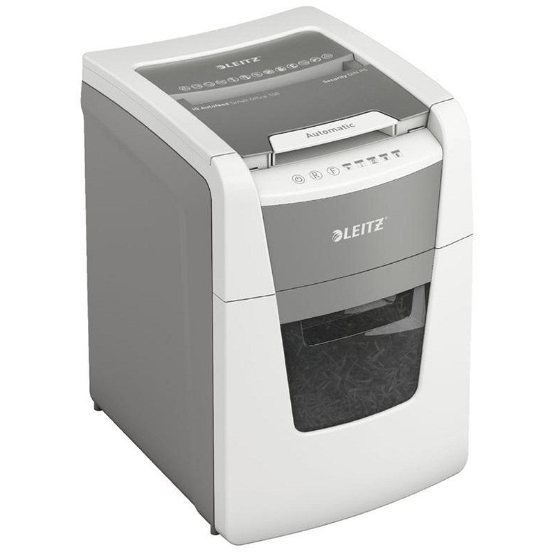 Leitz IQ Autofeed Office 100 P-5 Micro-Cut Shredder, 34 Litres