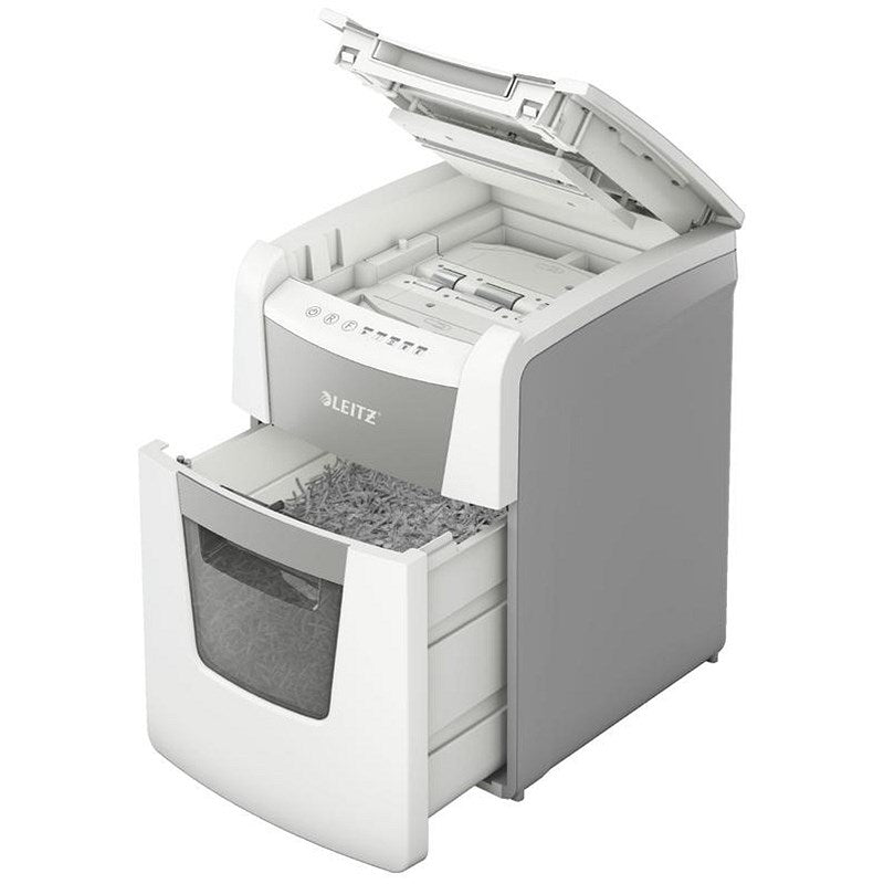 Leitz IQ Autofeed Office 100 P-5 Micro-Cut Shredder, 34 Litres