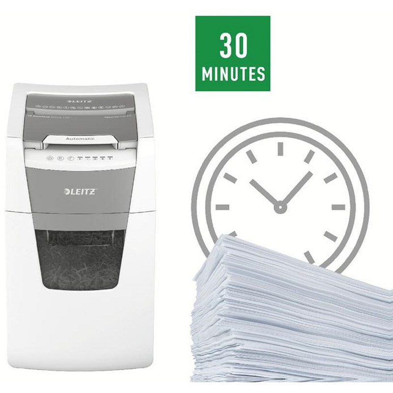 Leitz IQ Autofeed Office 150 P-5 Micro-Cut Shredder, 44 Litres