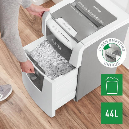 Leitz IQ Autofeed Office 150 P-5 Micro-Cut Shredder, 44 Litres
