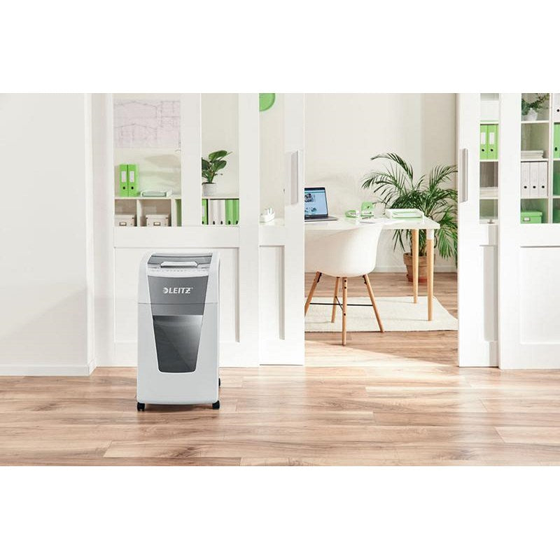 Leitz IQ Autofeed Office 300 P-4 Cross-Cut Shredder, 60 Litres