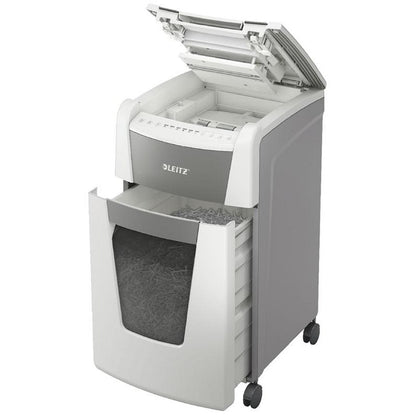 Leitz IQ Autofeed Office 300 P-4 Cross-Cut Shredder, 60 Litres