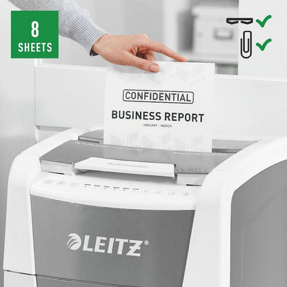 Leitz IQ Autofeed Office 300 P-5 Micro-Cut Shredder, 60 Litres