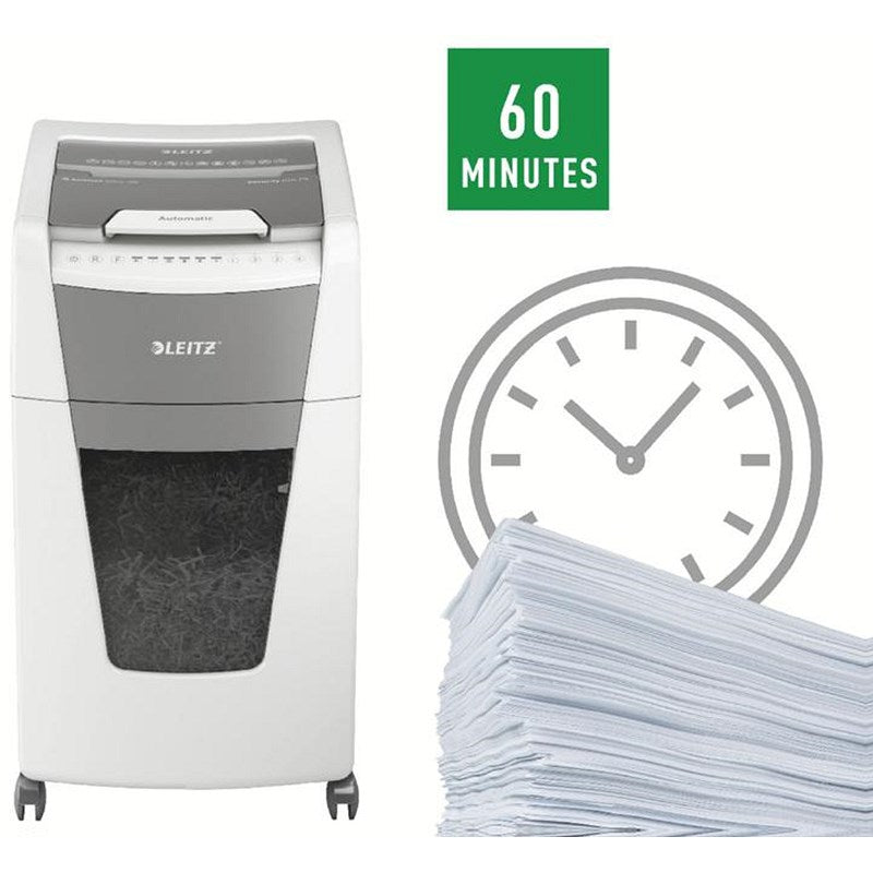 Leitz IQ Autofeed Office 300 P-5 Micro-Cut Shredder, 60 Litres
