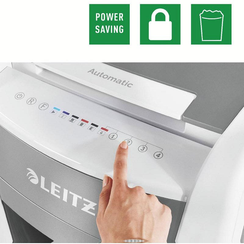Leitz IQ Autofeed Office 300 P-5 Micro-Cut Shredder, 60 Litres
