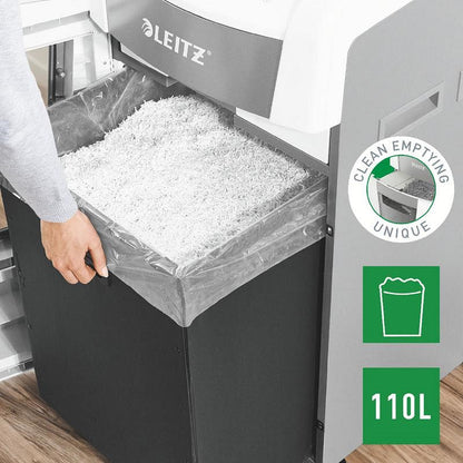 Leitz IQ Autofeed Office Pro 600 P-5 Micro-Cut Shredder, 110 Litres