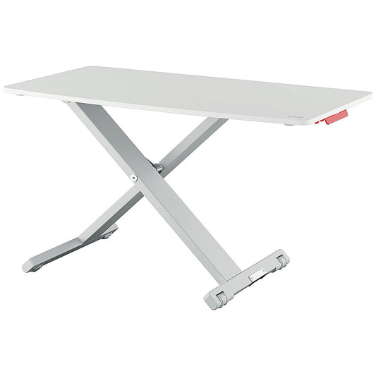 Leitz Ergo Cosy Tabletop Sit Stand Workstation, Adjustable Height, White