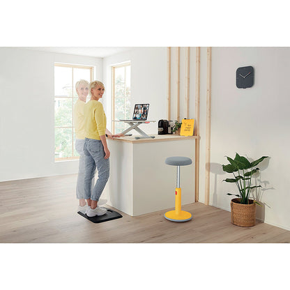Leitz Ergo Cosy Tabletop Sit Stand Workstation, Adjustable Height, White
