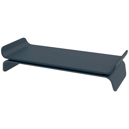 Leitz Ergo Monitor Stand, Adjustable Height, Dark Grey