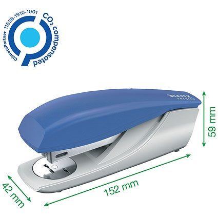 Leitz Recycle NeXXt Stapler, 30 Sheets, Blue