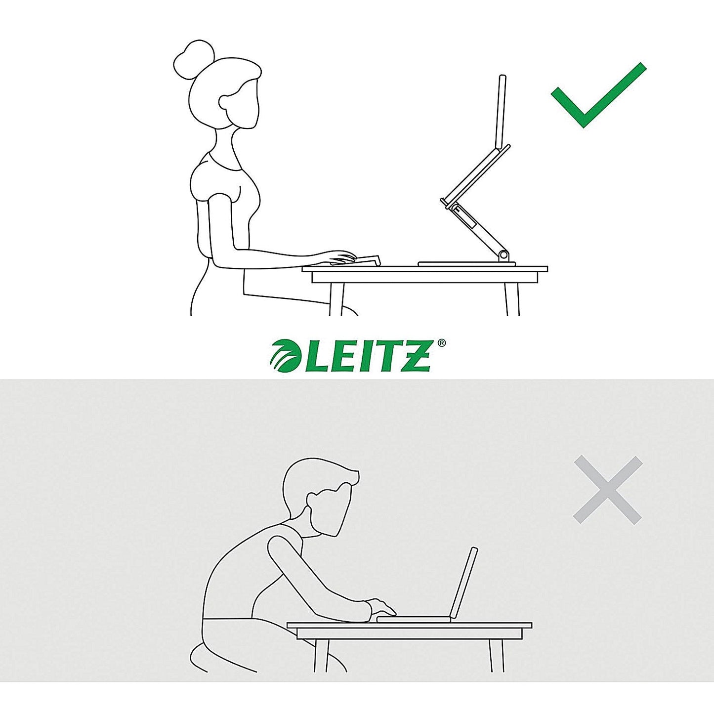 Leitz Ergo Adjustable Multi-Angle Laptop Stand Easy2Order : LZ13834