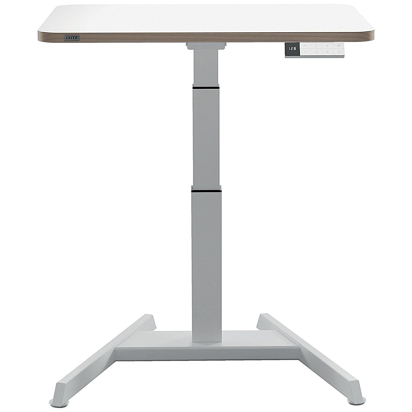 Leitz Ergo Slim Sit/Stand Desk with Stand Up Reminder, 800mm, White