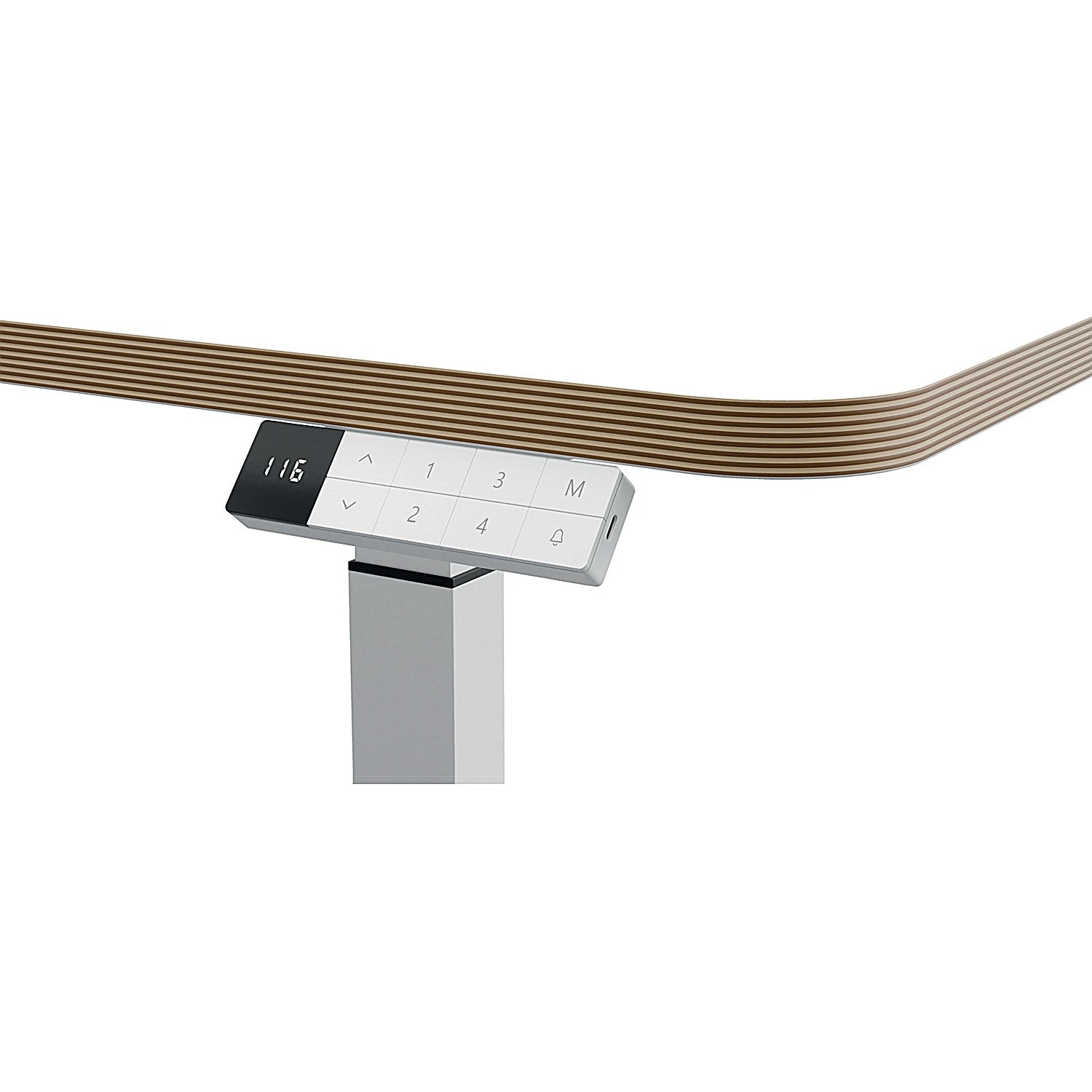 Leitz Ergo Slim Sit/Stand Desk with Stand Up Reminder, 800mm, White Easy2Order : LZ13838