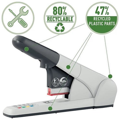 Leitz Heavy Duty Stapler, White/Grey