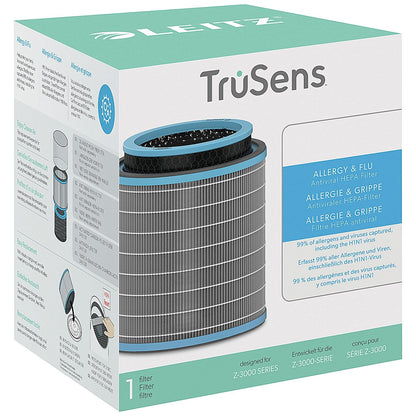 Leitz Allergy 3-in-1 HEPA Filter Drum for Leitz TruSens Z-3000/Z-3500 Large Air Purifier