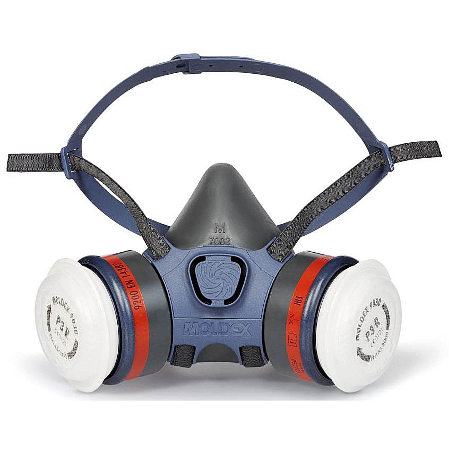 Moldex 7232 A3P3 Half Mask, Grey & Blue, Medium Easy2Order : M7232