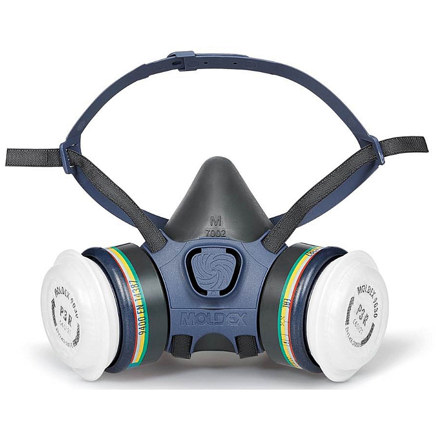 Moldex 7432 Abek1P3 Half Mask, Grey & Blue, Medium Easy2Order : M7432