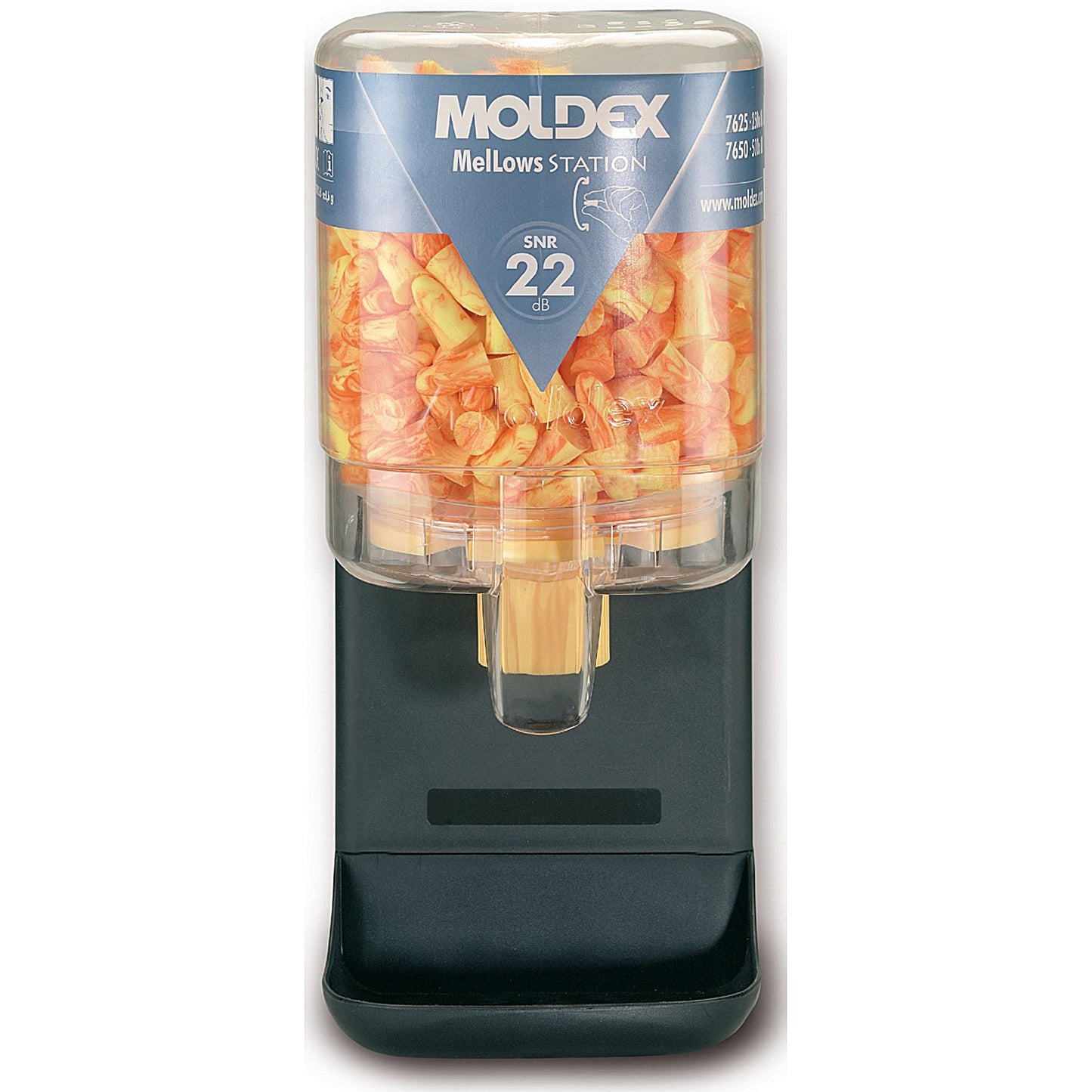 Moldex 7625 Mellows Earplug Dispenser, Comes With 250 Yellow & Red Earplugs