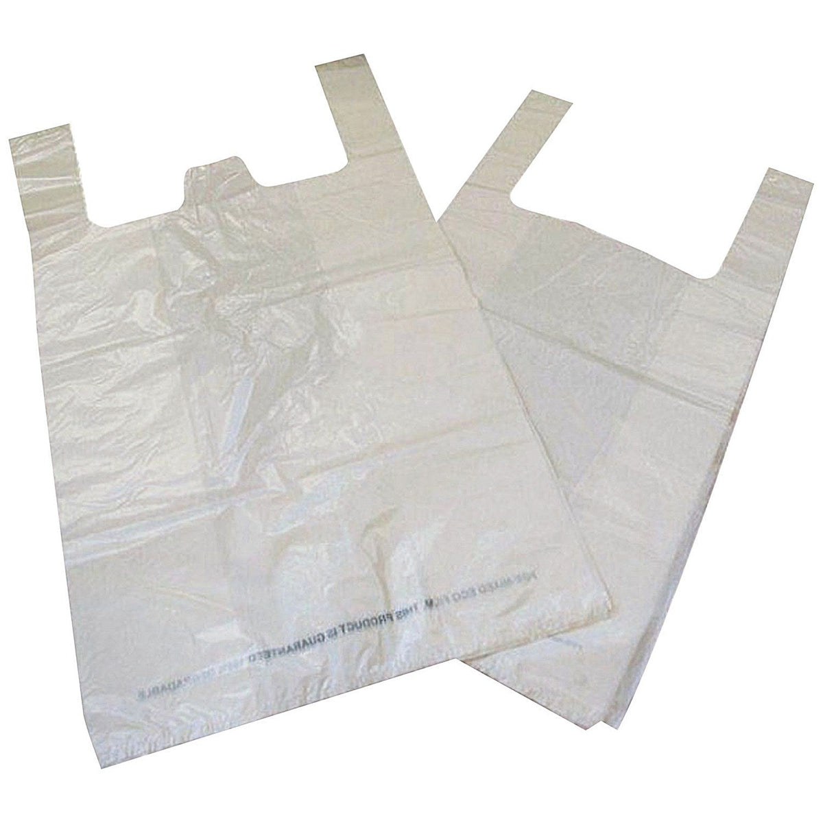 Flexocare Biodegradable Carrier Bags, White, Pack of 1000 – Easy2order ...