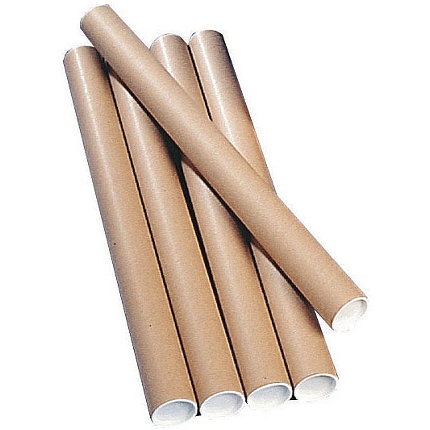 Postal Tubes, 1140 x 102mm, Brown, Pack of 12