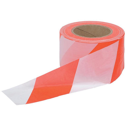 Flexocare Polythene Barrier Tape 72mmx500m Red/White
