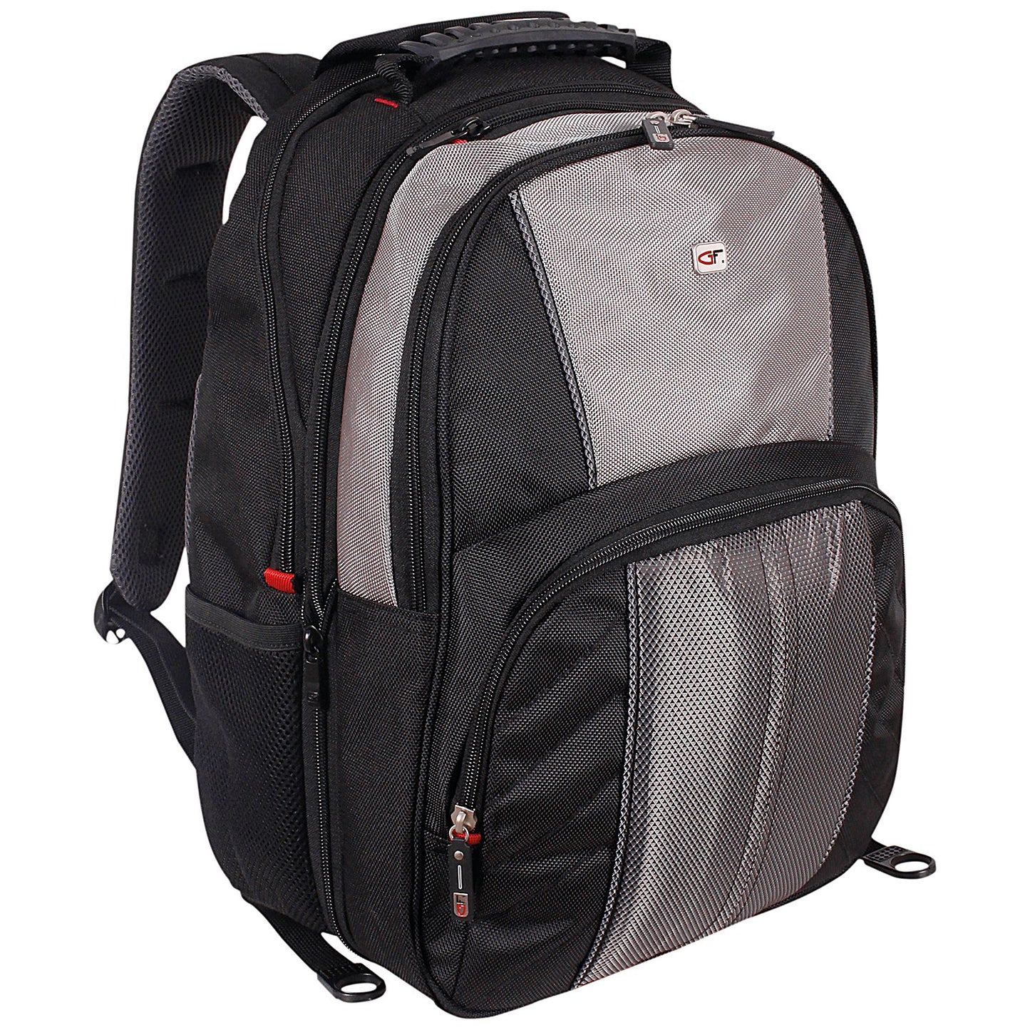 Gino Ferrari Astor Laptop Backpack, For up to 16 Inch Laptops, Black and Grey