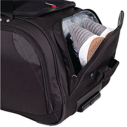 Gino Ferrari Trekker Wheeled Holdall, 95 Litres, Black