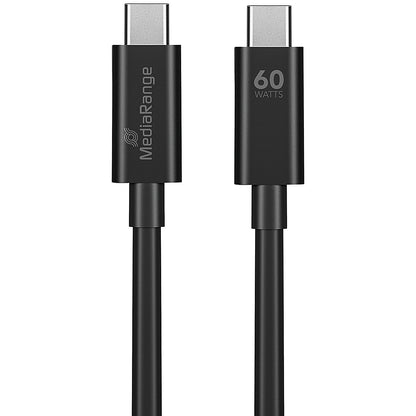MediaRange USB 3.0 Type C Charge and Sync Cable, 1.2m, Black